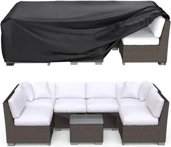 Patio Furniture Covers, Heavy Duty Outdoor Furniture Cover Waterproof, Sectional