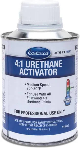 Eastwood Urethane Activator for 4:1 Ceramic Engine Wheel Paints Underhood Black