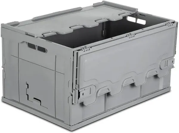 Mount-It! Folding Plastic Storage Crate MI-908