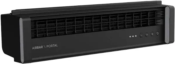 Sharper Image Portal Window Fan - Black