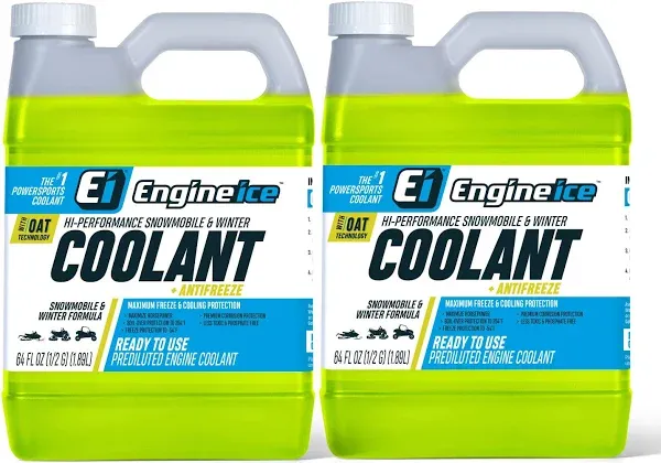 Engine Ice High Performance Snowmobile/Win<wbr/>ter Coolant and Antifreeze 64 Fl. Oz.