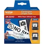 Brother DK2243 Label Printer Labels, 4W, Black On White