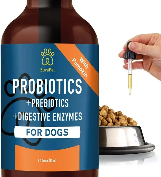 ZuvaPet Probiotics for Dogs with Natural Digestive Enzymes