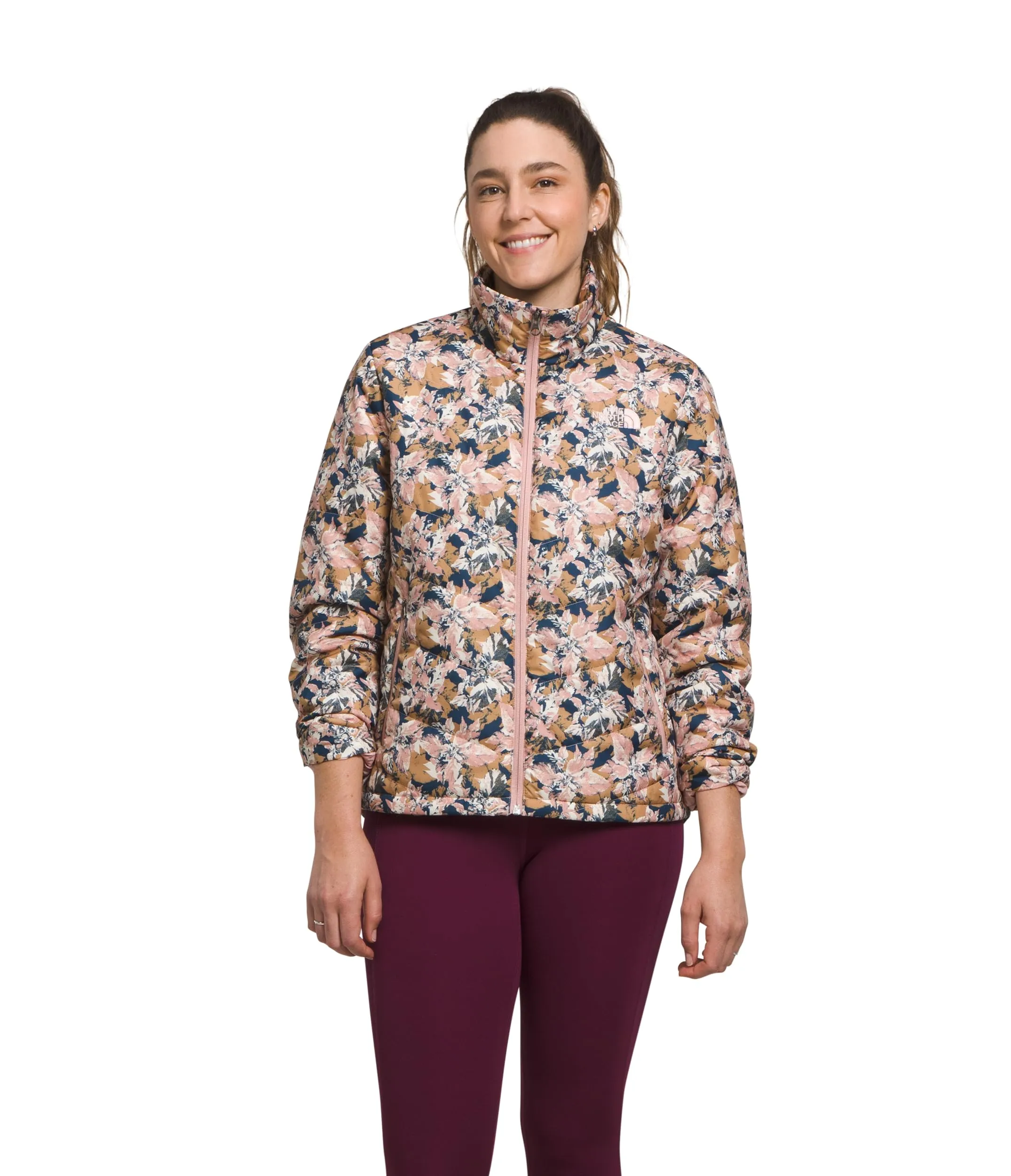 THE NORTH FACE Women&#039;s Tamburello Printed Jacket Pink Size XL MSRP $109