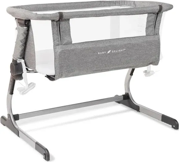 Baby Delight Beside Me Dreamer Bassinet & Bedside Sleeper, Charcoal Tweed