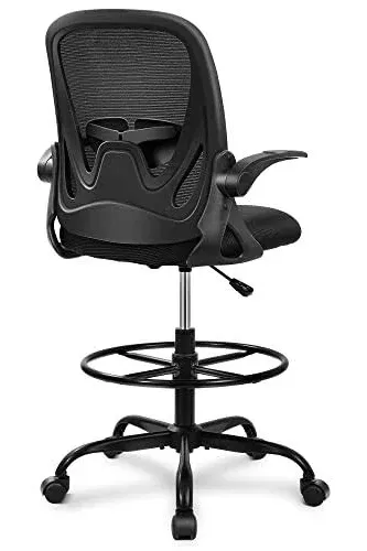 Primy Office Chair Ergonomic Desk Chair with Flip up Armrests Swivel Breathab...