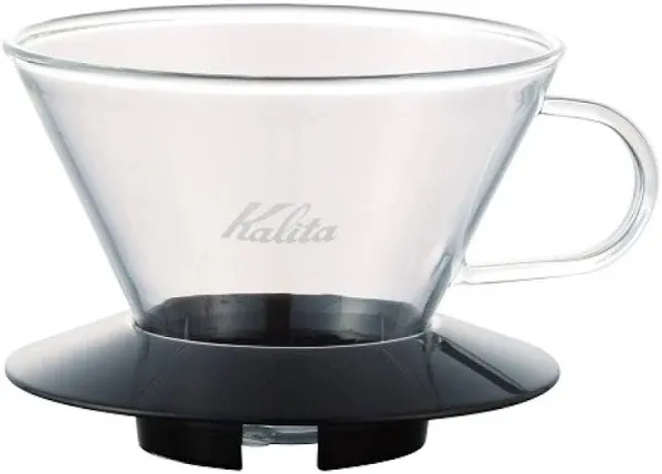 Kalita coffee Wave series glass dripper 185 [for 2 to 4 people] Black #05039 NEW