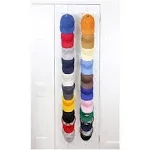 Cap Rack FAV | Hat Racks | Hold up to 40 caps | Over Door Organizer | Baseball