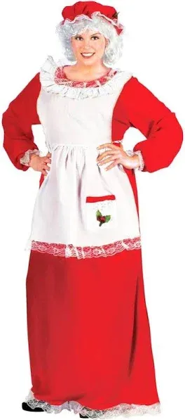 Adult Plus Size Mrs. Claus Costume