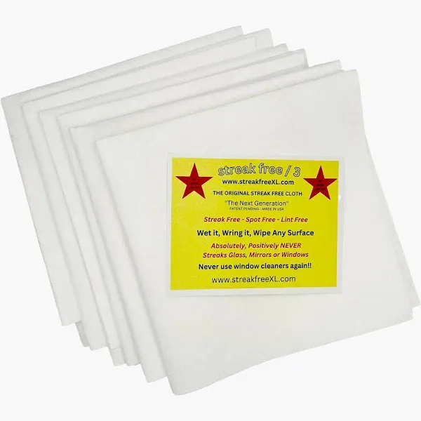 Streak Free Microfiber Cloth 6 Pack