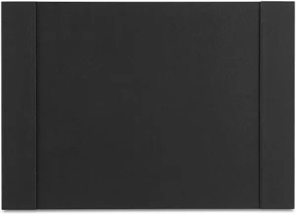 Staples 2741550 Refillable Faux Leather Desk Pad 24-Inch L X 17-Inch W Black (45058)