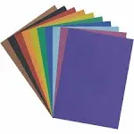 4-Ply Railroad Board, 10 Assorted Colors, 22" x 28", 100 Sheets