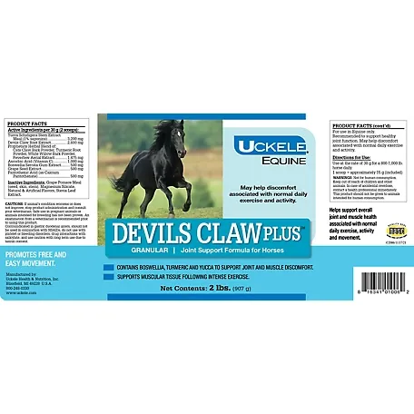 Uckele Health & Nutrition - Devils Claw Plus Powder - 2 lb