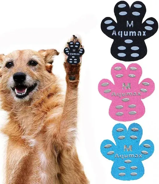 Dog Anti Slip Paw Grips Traction Pads,Dog Feet Stickers for Slippery Floors,Paw Protection in Summer Hot Pavement,Essentials for Senior Dogs,12 sets (48 pcs) XXL Multicolor