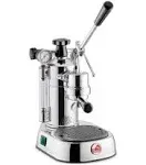 La Pavoni Professional Lusso Lever Machine - Stainless Steel & Black