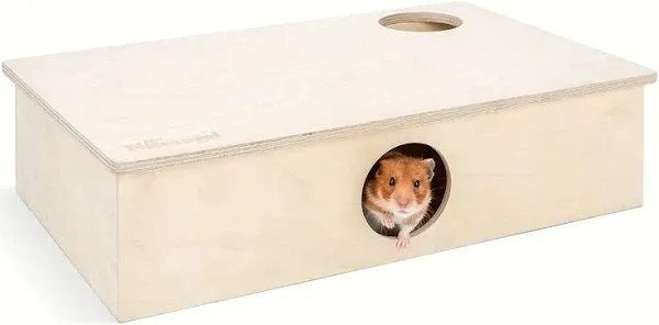 Niteangel Multi-Chamber Hamster House Maze - Multi-Room Hideouts &amp; Tunnel Exp...