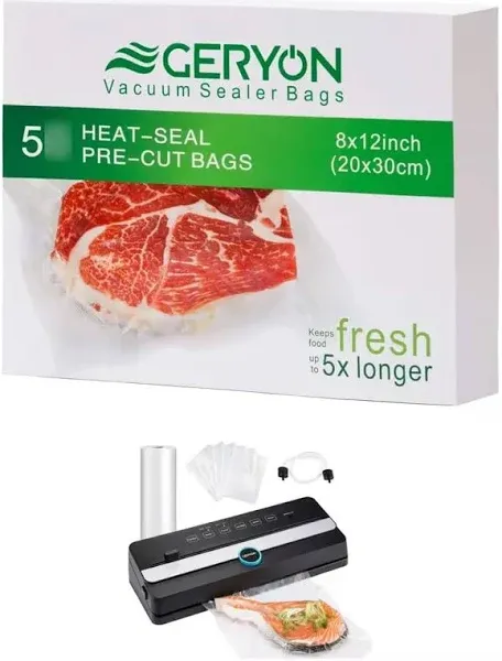 Vacuum Sealer, Automatic Vacuum Sealer Machine with Built-in Cutter, Compact ...