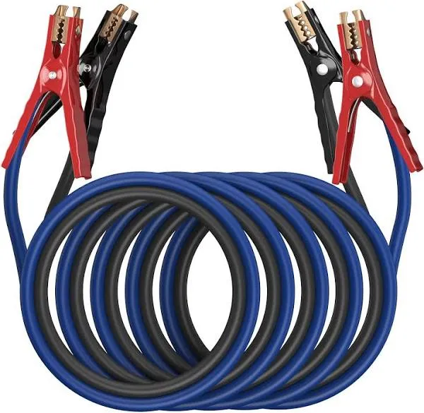 ExtreSpo Heavy Duty Jumper Cables - 4 Gauge 20 Feet 600AMP Automotive Booster Cables for Car Battery, for Car, SUV and Trucks, Jumper Cables Kit