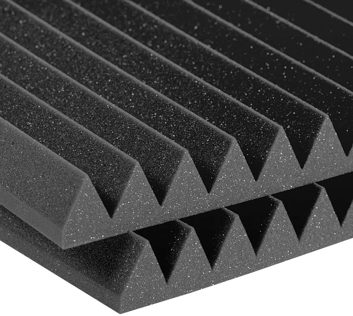 Auralex 2 x 24 x 24" Studiofoam Wedge Panels (Pair, Charcoal)