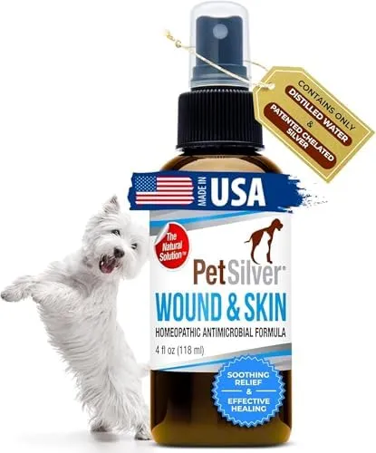 PetSilver Wound Spray with Chelated Silver 8oz