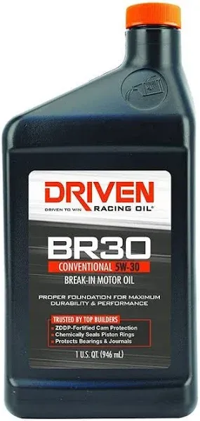 Driven BR-30 5W-30 Conventional Break-In Motor Oil