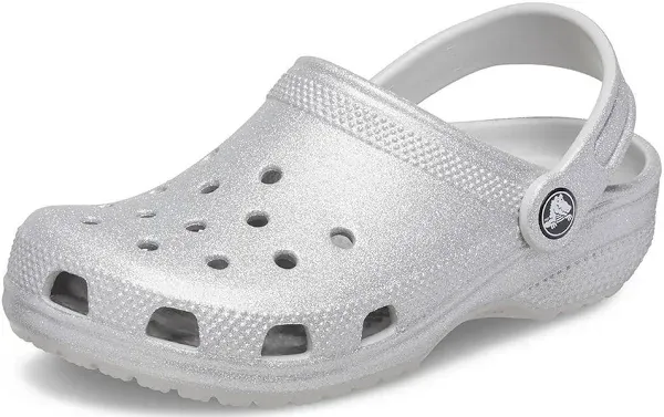 Crocs Kids' Classic Glitter Clogs