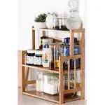 HYNAWIN 3 Tier Standing Spice Rack Storage Shelves