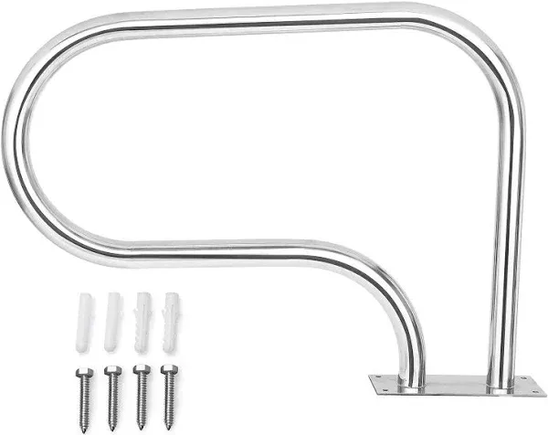 Swimming 3-Bend Stainless Steel Pool Hand Rail for Inground Pool