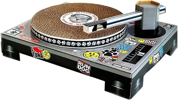 Suck UK Cat DJ Scratching Deck