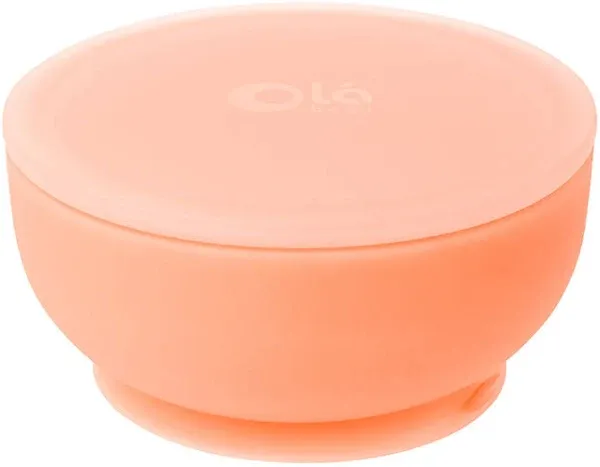 Shop Suction Bowl - Coral - Li'l Baby Sprouts