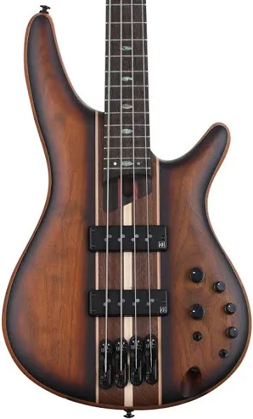 Ibanez Premium SR1350B 4-string Bass Guitar - Dual Mocha Burst Flat