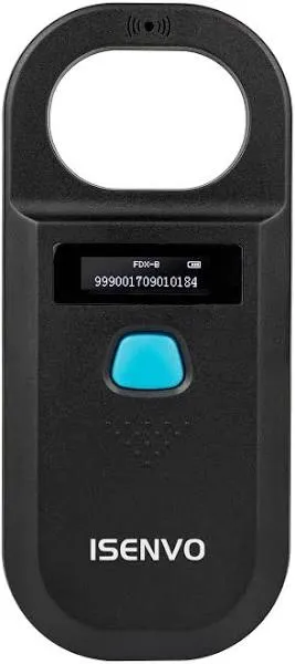 Pet Microchip Scanner Rechargeable RFID EMID Micro Chip Reader Scanner 134.2k...