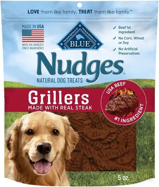 Blue Buffalo Nudges Grillers Natural Dog Treats