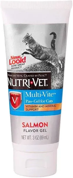 Nutri-Vet Multi-Vite Paw-Gel for Cats Salmon 3oz