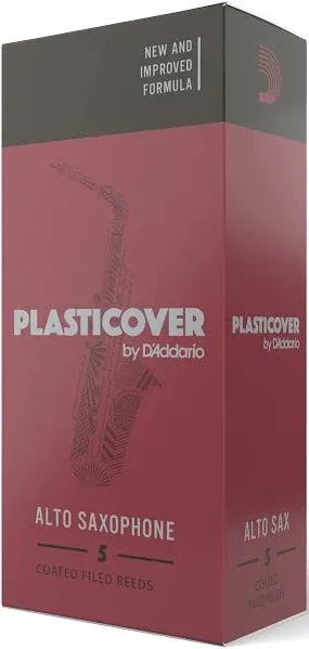 Plasticover Alto Saxophone 3.5 Reeds, 5-Pack