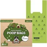 Extra Large Dog Waste Bags with Tie Handles - Leak-Proof, Unscented Pack