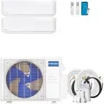 MRCOOL DIY Mini Split - 18,000 BTU 2 Zone Ductless Air Conditioner