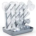 Termichy Baby Bottle Drying Rack: Large Vertical Bottle Dryer Rack Holder - Space Saving Standing Dring Rack for Baby Bottles and Pump Part Cleaning