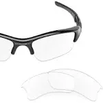 Oakley Flak Jacket Xlj Crystal Clear Replacement Lenses - by Revant Optics