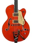 Gretsch G6120TG Players Edition Nashville Electric Guitar, Orange Stain