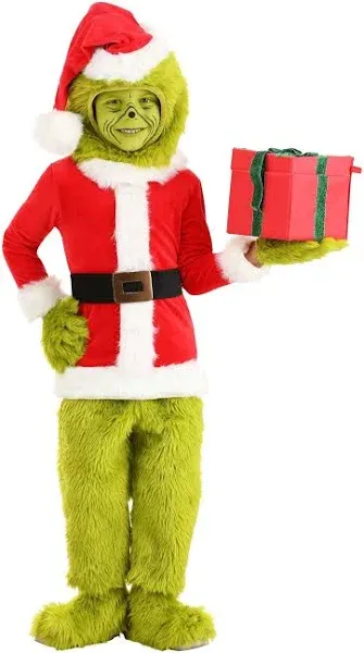 Dr. Seuss Toddler Grinch Santa Open Face Costume