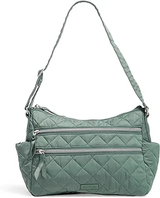 Vera Bradley Women's Performance Twill Triple Zip Shoulder Satchel Purse