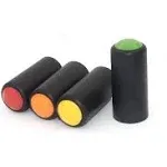 4PC Bulk colorful Wireless Mic Battery Screw on Cap/cup/cover Microphone Cove...