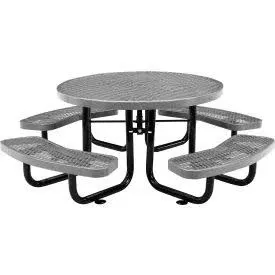 Global Industrial 46" Expanded Round Picnic Table 277150