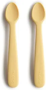 Mushie Silicone Feeding Spoons 2 Pack