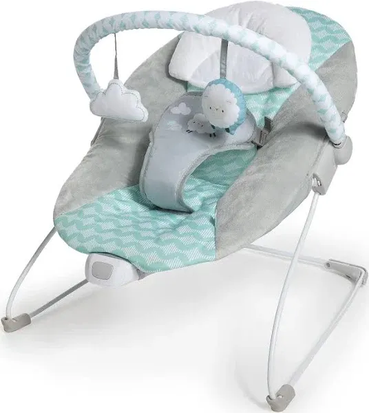 Ity by Ingenuity Bouncity Bounce Vibrating Deluxe Baby Bouncer - Blue