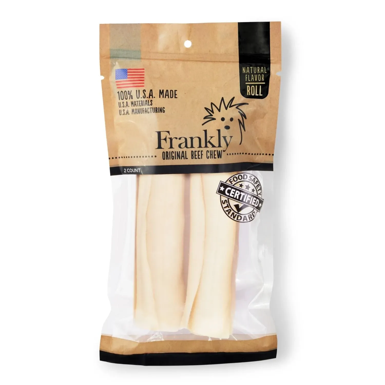 2pk 7-8" Frankly Retriever Roll- Natural