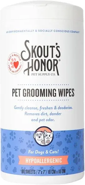 Skout's Honor Pet Grooming Wipes