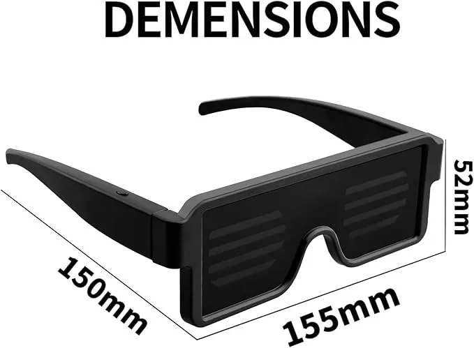 Suruid Dynamic LED Glowing Glasses