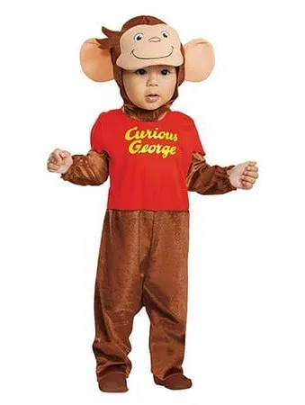 Disguise Curious George Infant-Toddler Costume